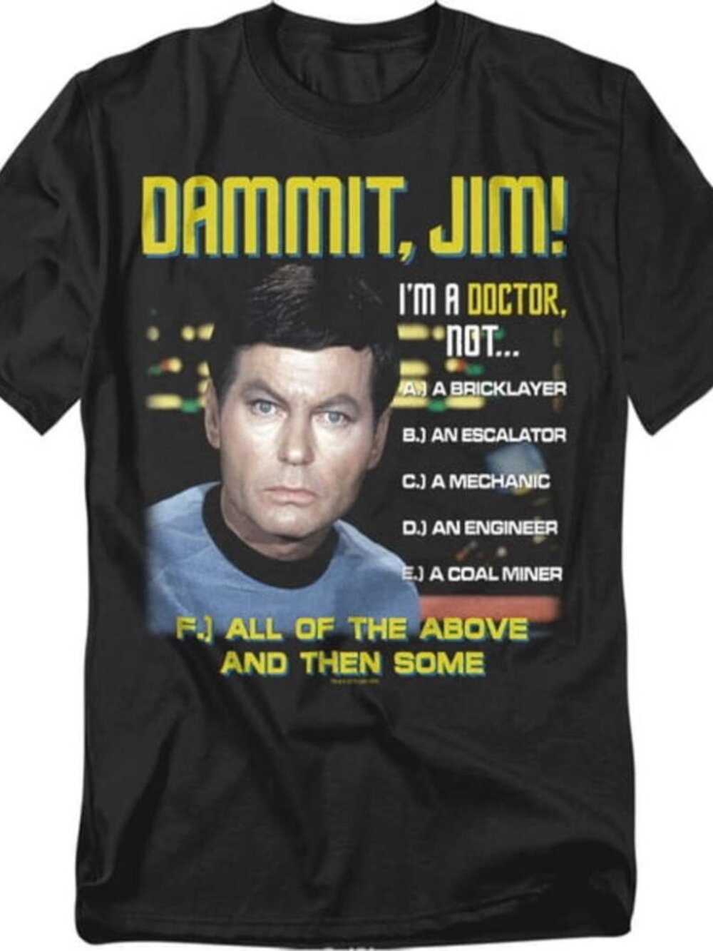 Star Trek All Of The Above Mens Short Sleeve Shirt